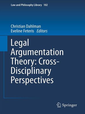 cover image of Legal Argumentation Theory